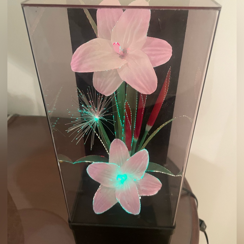 Vintage fiber optic Magic flower galaxy lamp musical - Picture 5 of 9